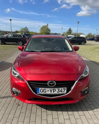 Mazda 3 cena 53990 przebieg: 106116, rok produkcji 2017 z Rumia małe 704